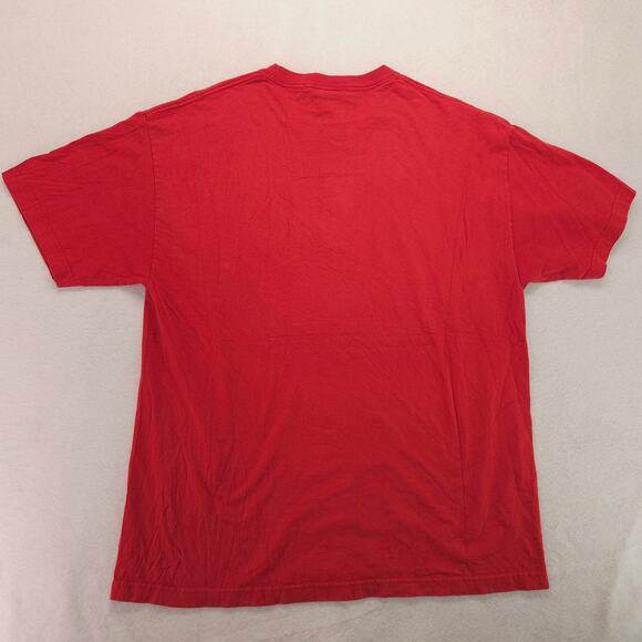 Majestic Cincinnati Reds Short Sleeve Graphic Football T Shirt Mens Size XL Red - Picture 9 of 9